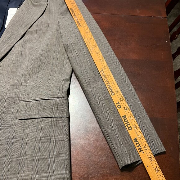 THEORY ETIENNETTE 3pc. PANT SUIT PLAID SIZE 10/12 - Picture 6 of 16